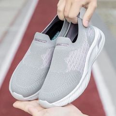 Giày lười Ske nữ cổ chun vải thoáng - 4471665