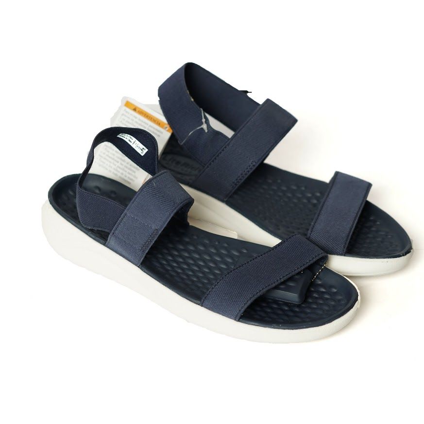 Sandal Crocs quai ngang xuất dư xịn- Xanh navy