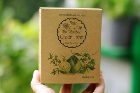 Trà Bưởi trà giảm béo Green Farm giảm mỡ từ bên trong khỏe ra bên ngoài