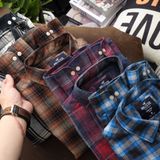  SƠ MI FLANNEL CARO HOLLISTER 