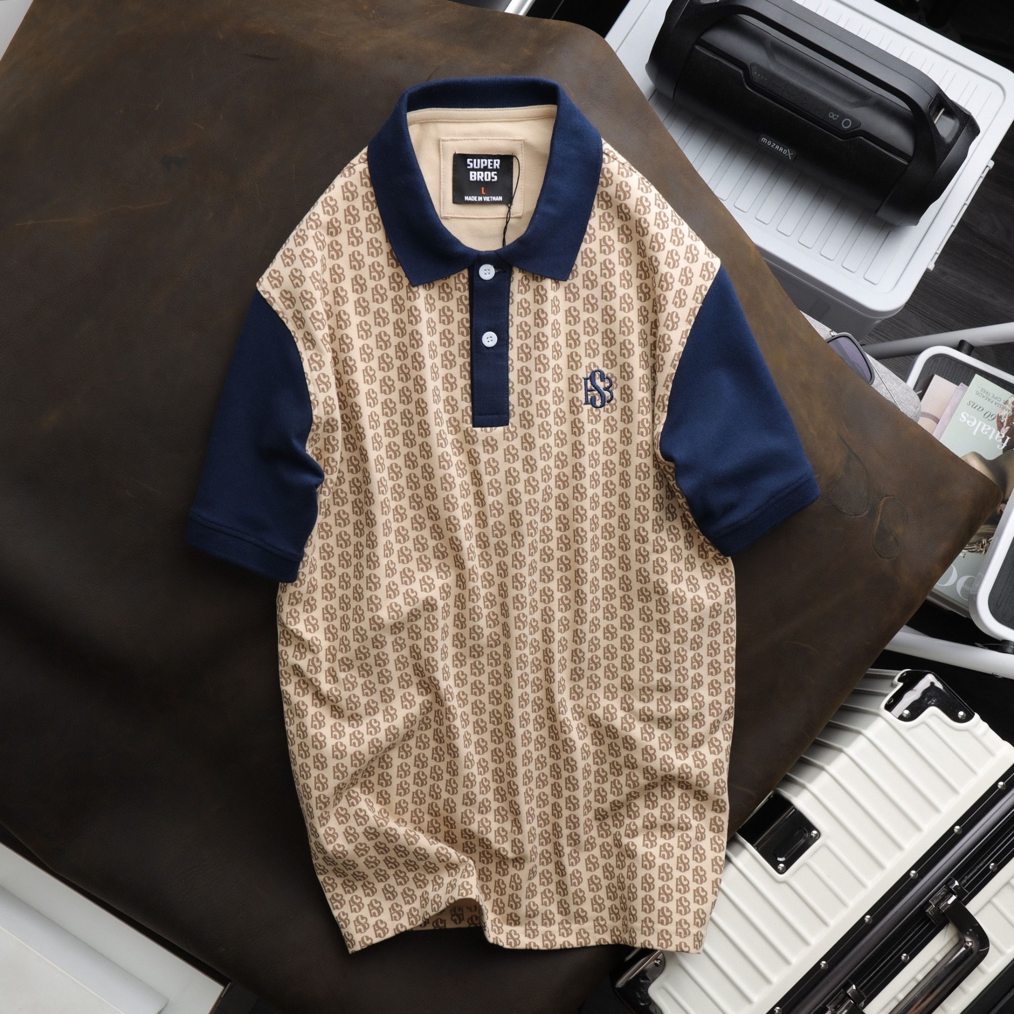  POLO SUPER BROS HỌA TIẾT MONOGRAM 