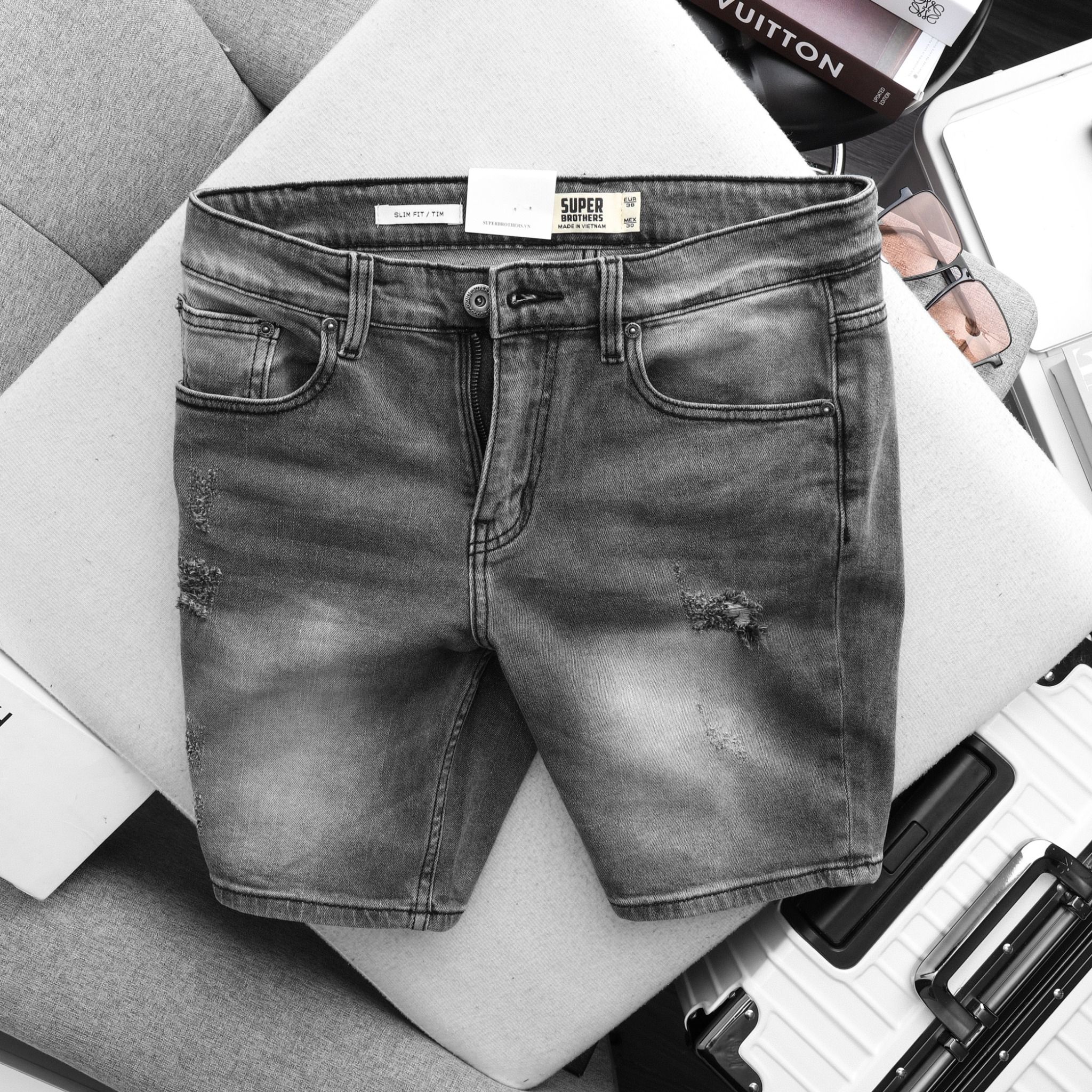  SHORT JEAN SUPER BROS WASH 6M SS22 