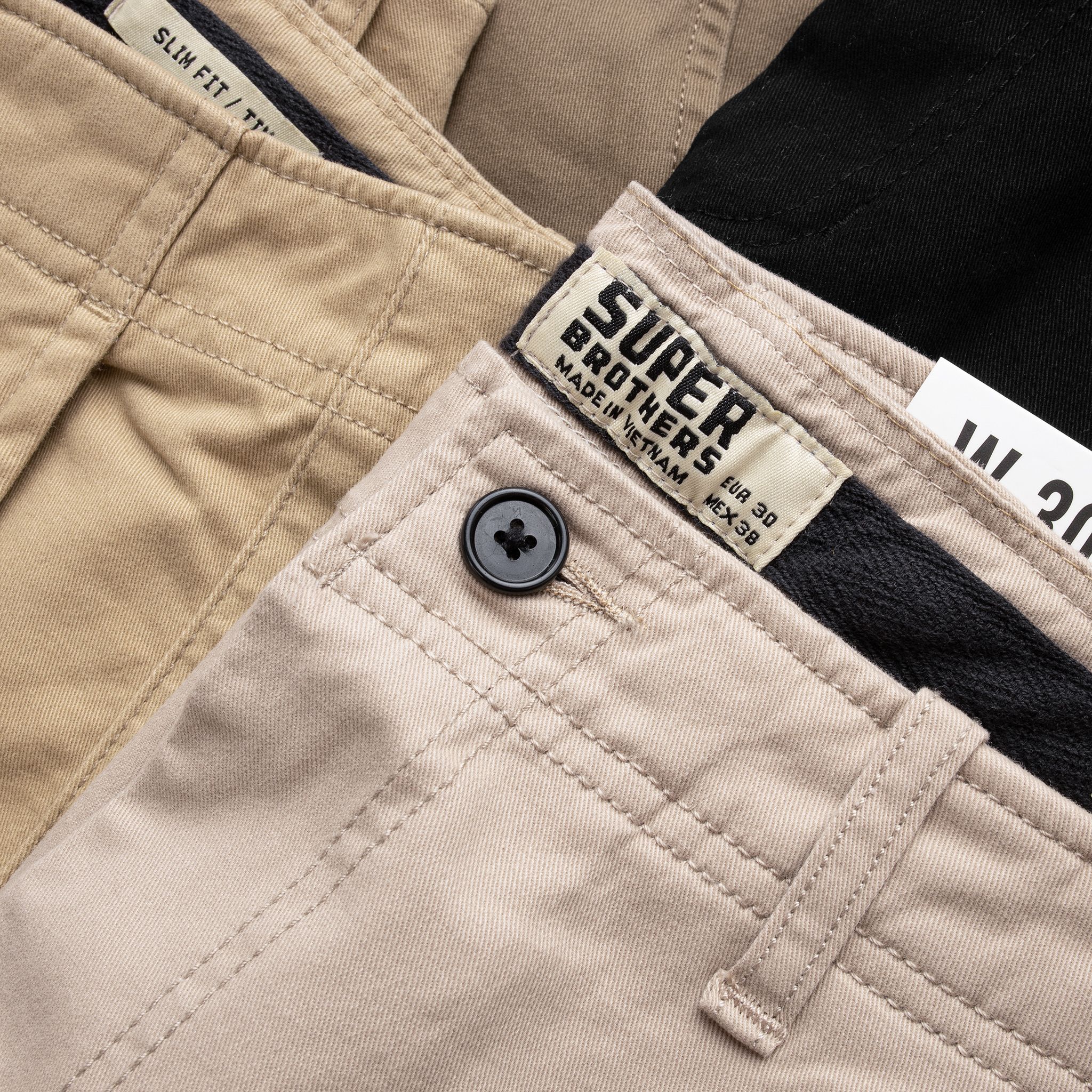  SHORT KAKI CHINOS SUPER BROS 6M 