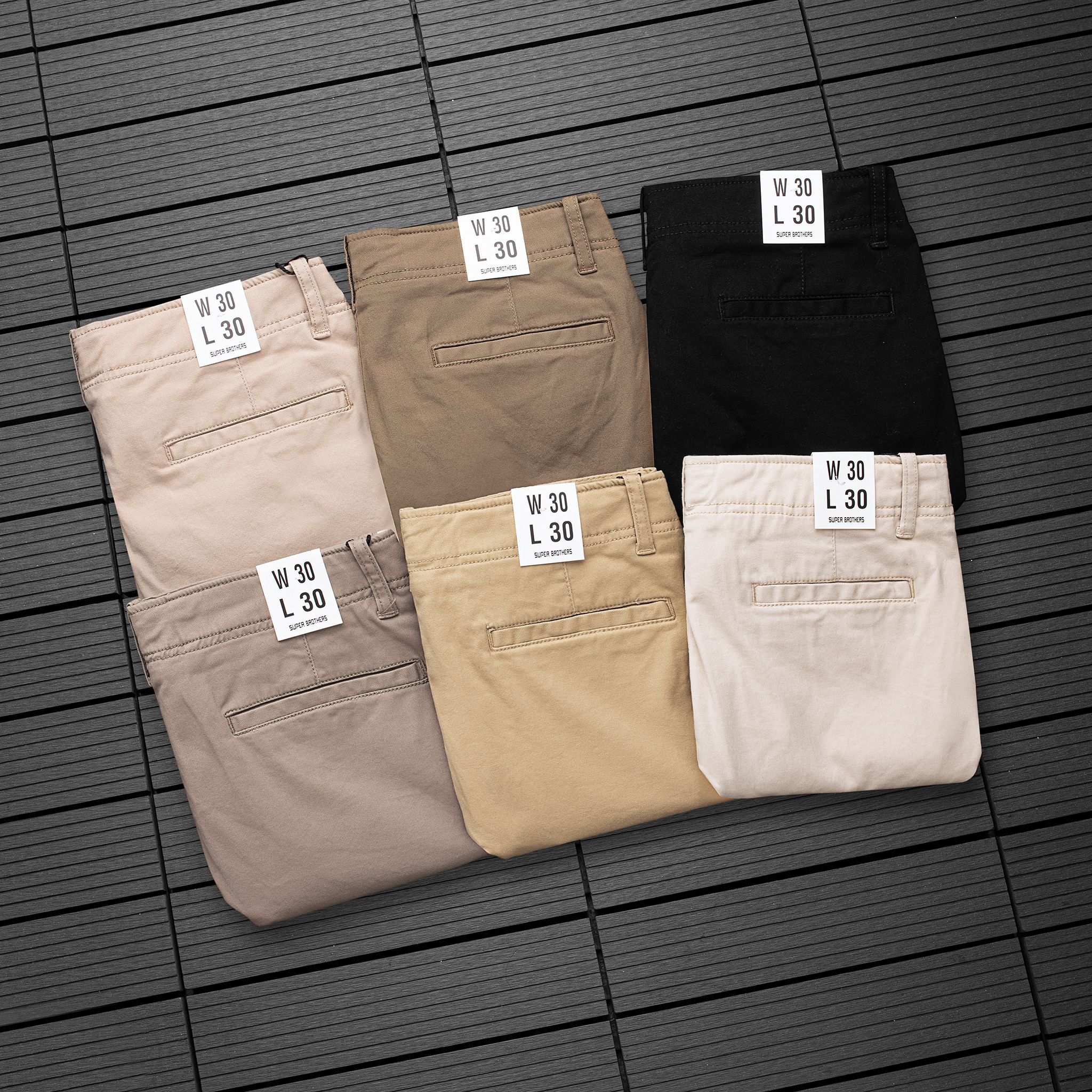  SHORT KAKI CHINOS SUPER BROS 6M 