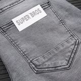  SHORT JEAN SUPER BROS WASH BỤI 