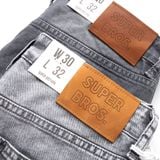  SHORT JEAN SUPER BROS WASH XÁM 4M 