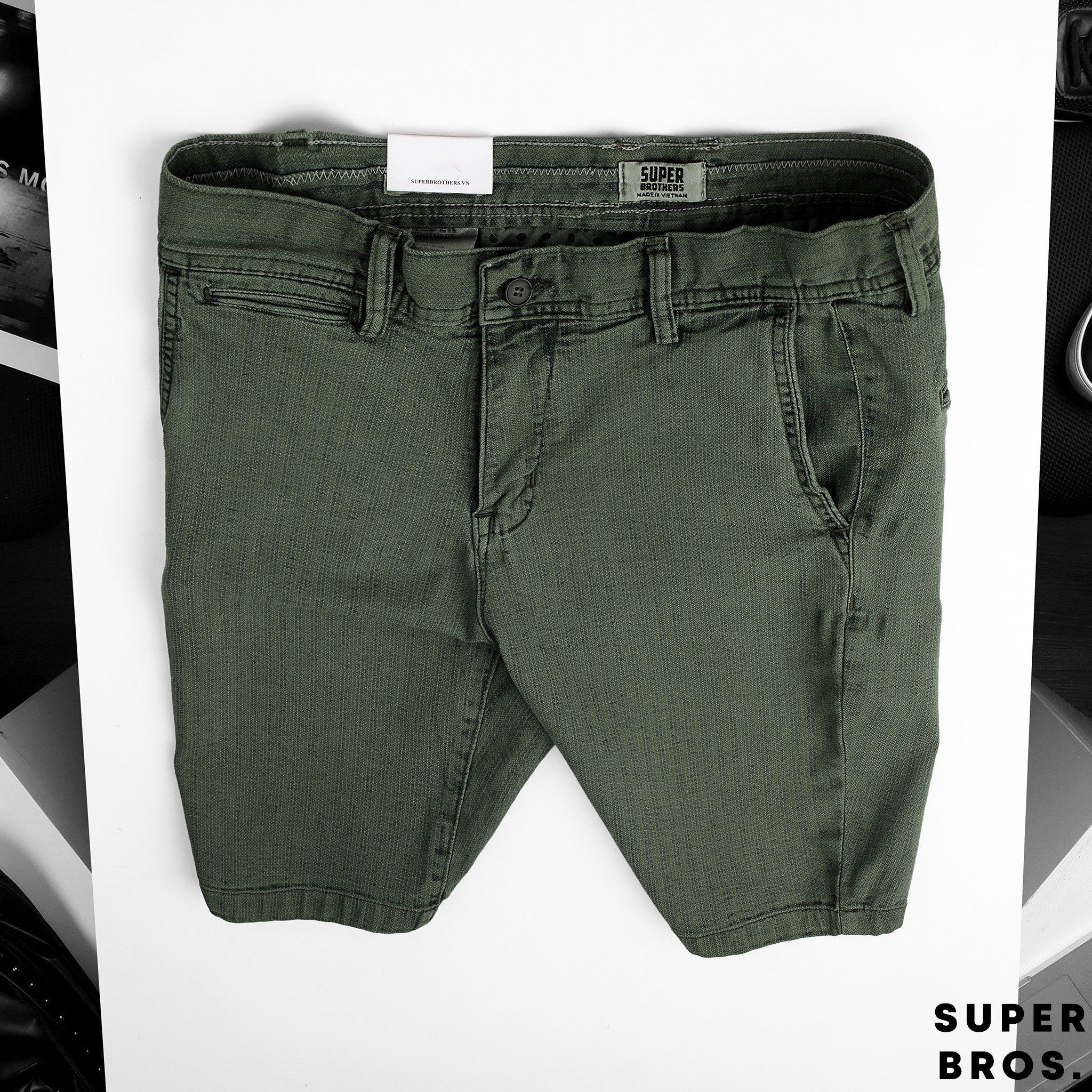  SHORT DENIM SUPER BROS 