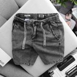  SHORT DENIM SUPER BROS WASH SỌC DÂY RÚT 