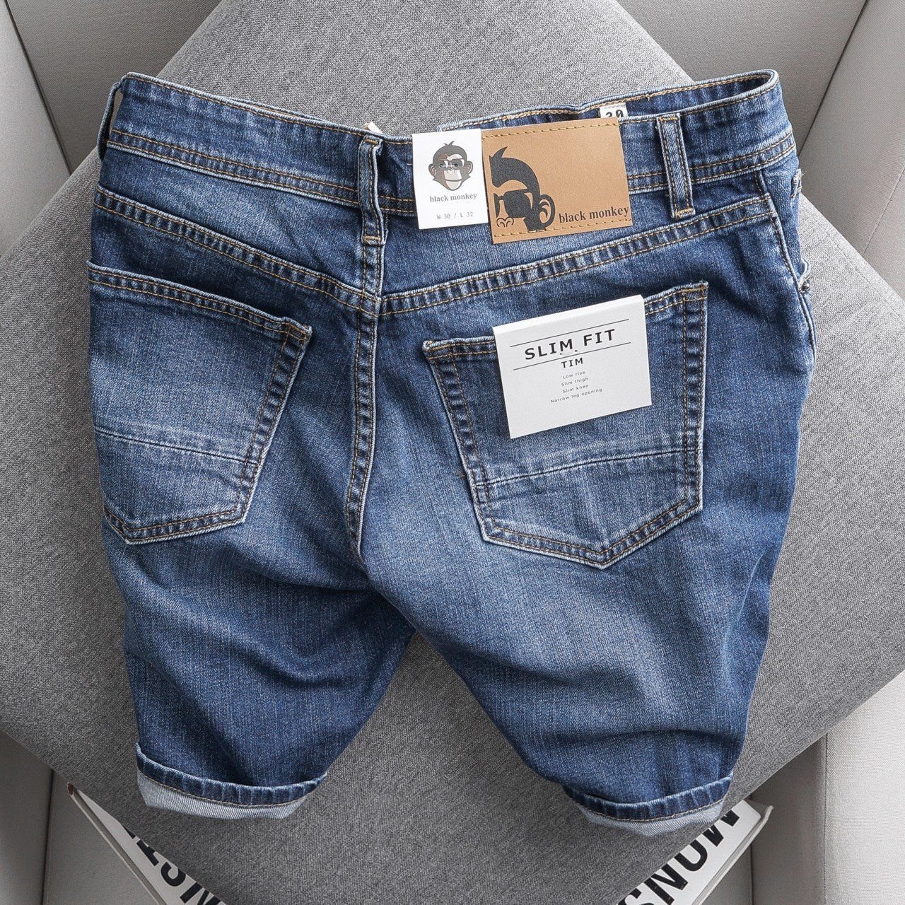  SHORT JEAN B,MONKEY XỊN 