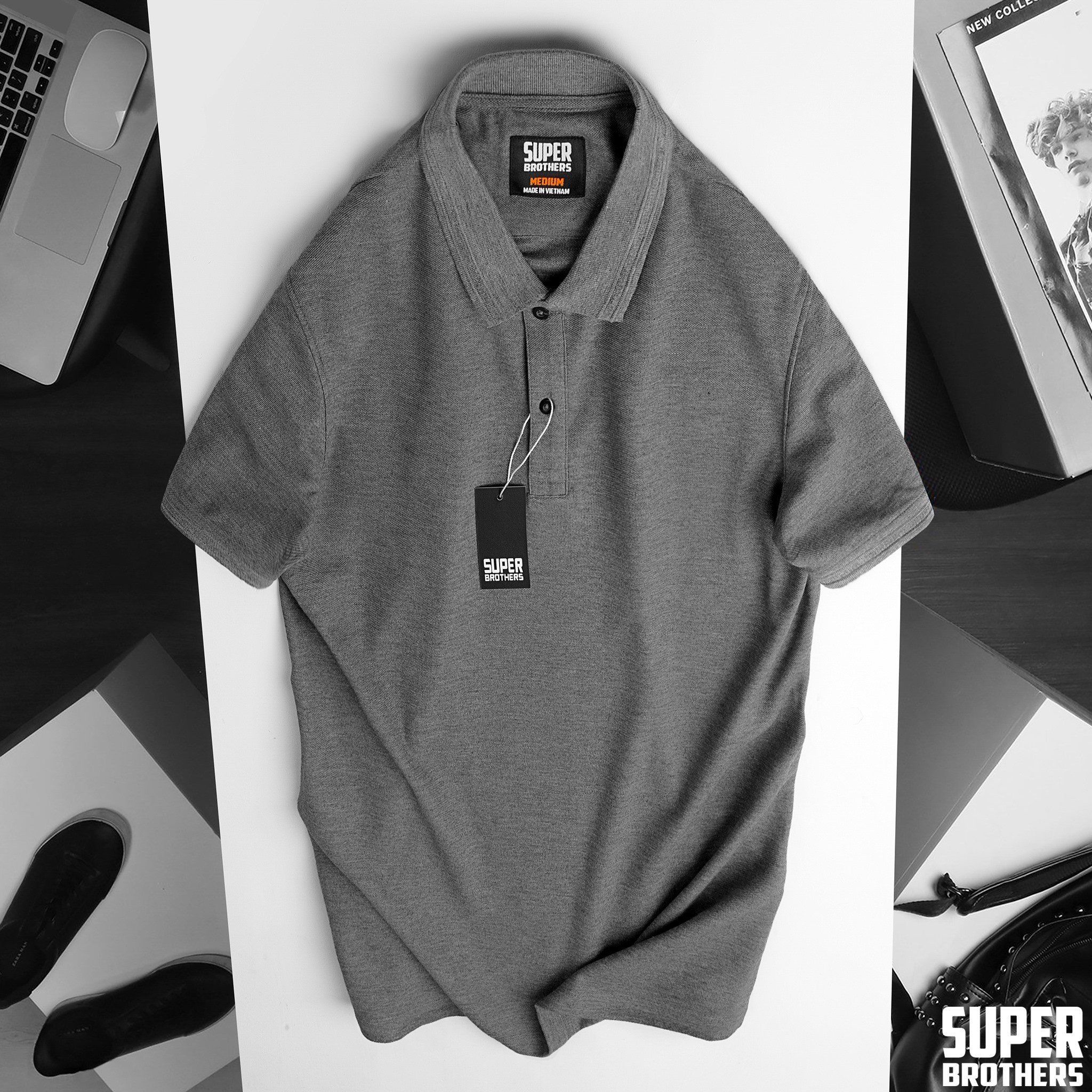  POLO SUPER BROS TRƠN 10 MÀU 