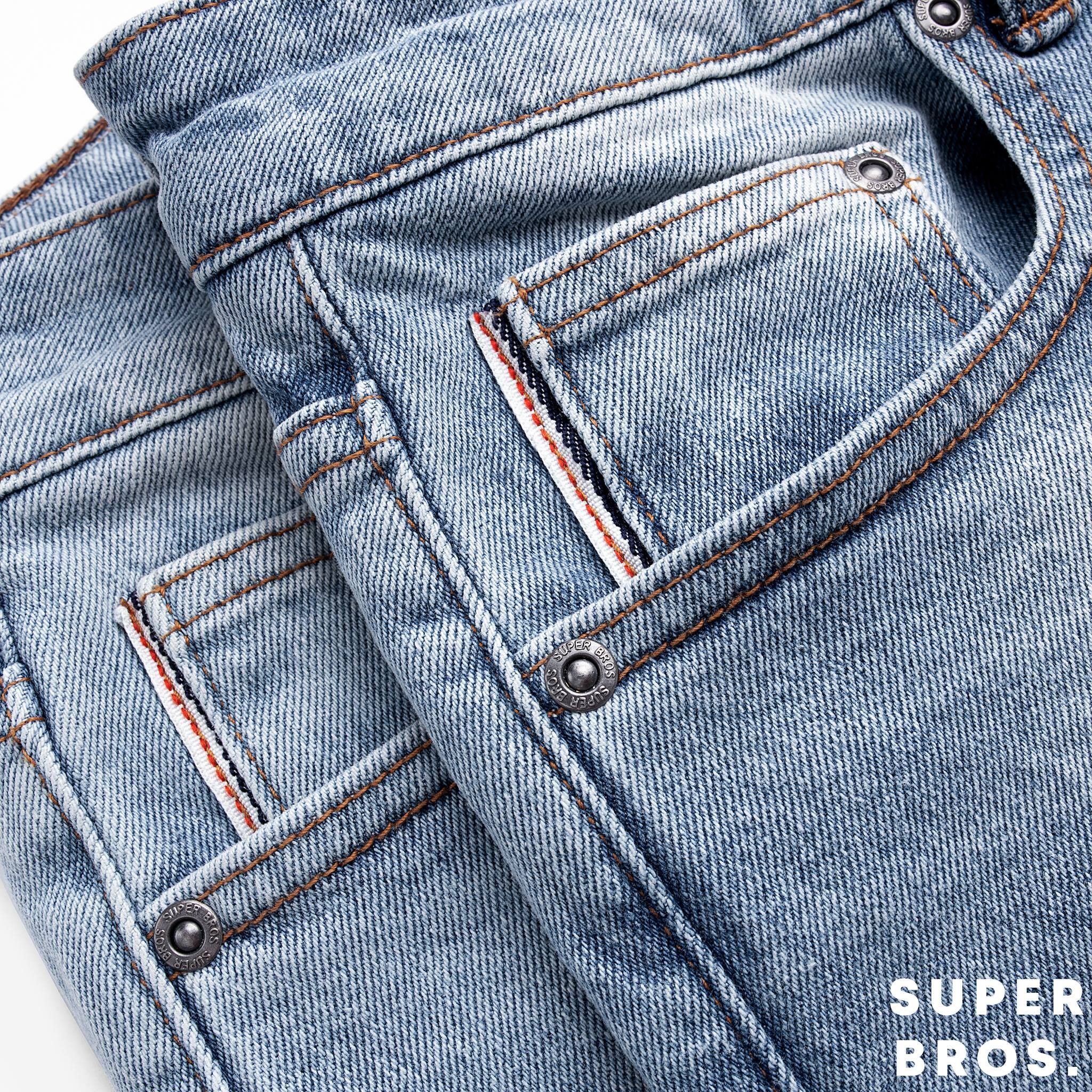  JEAN SUPER BROS LIGHT BLUE 