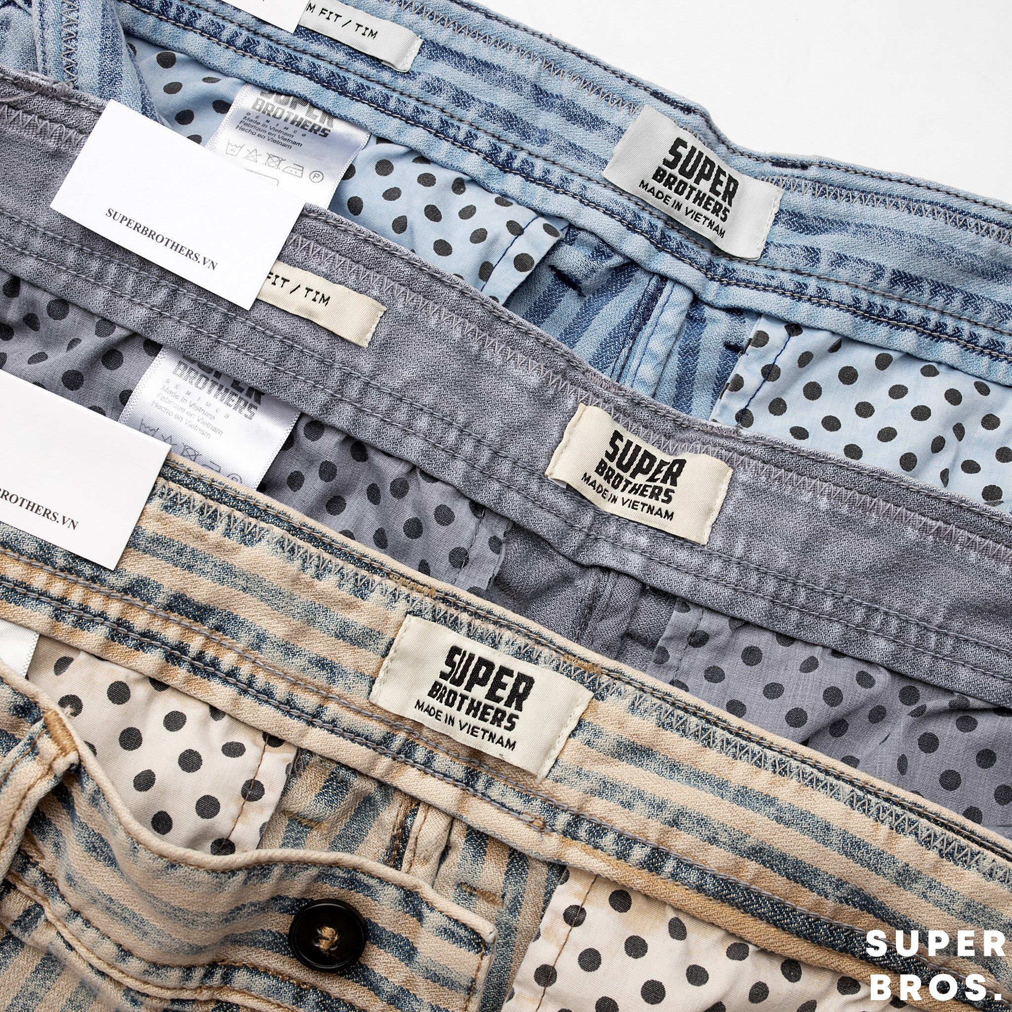  SHORT DENIM SUPER BROS 