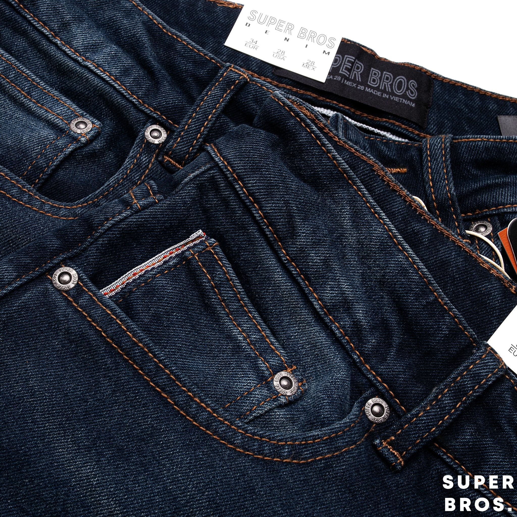  JEAN SUPER BROS DARK BLUE 