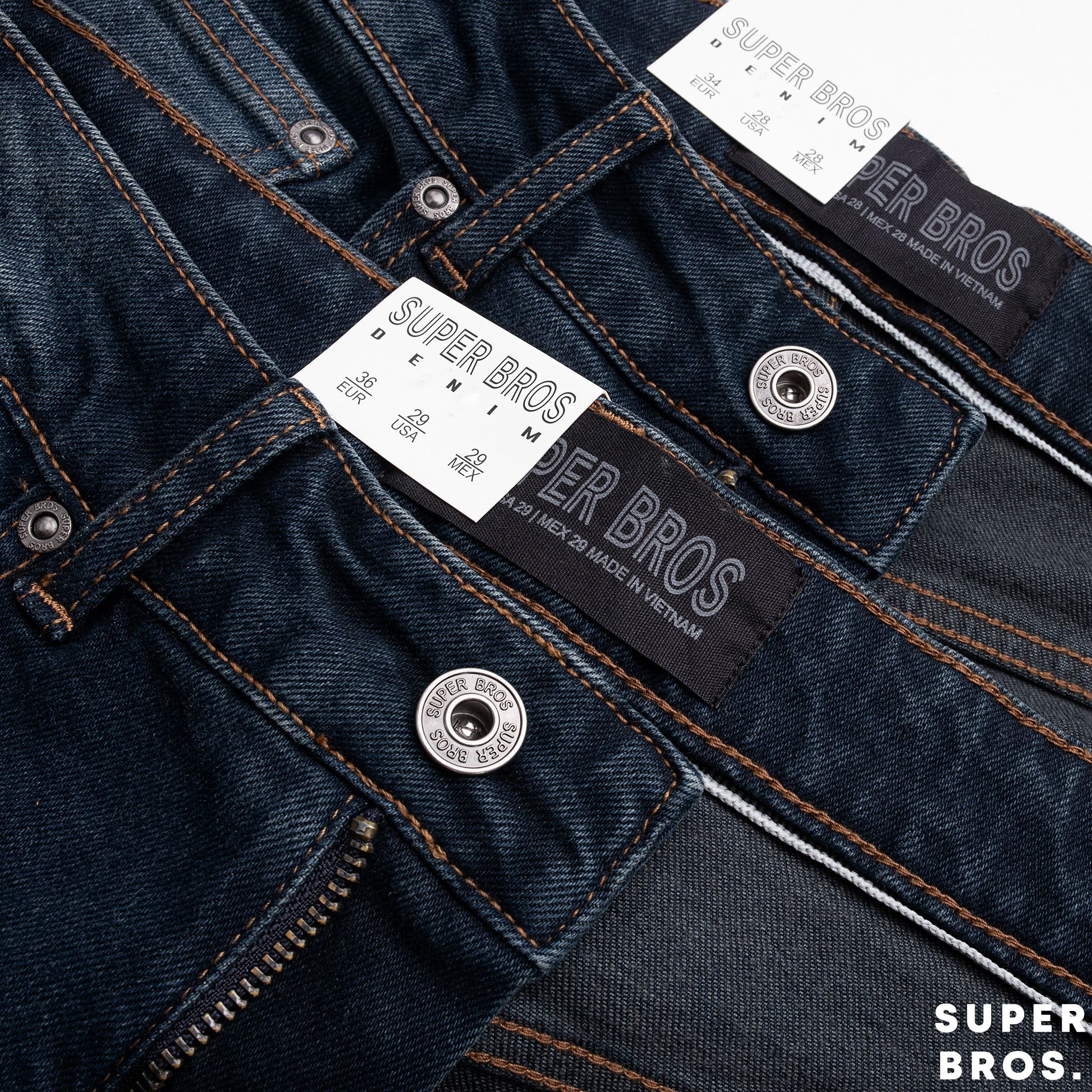  JEAN SUPER BROS DARK BLUE 