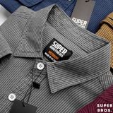  SƠ MI DENIM WASH SỌC BROS 