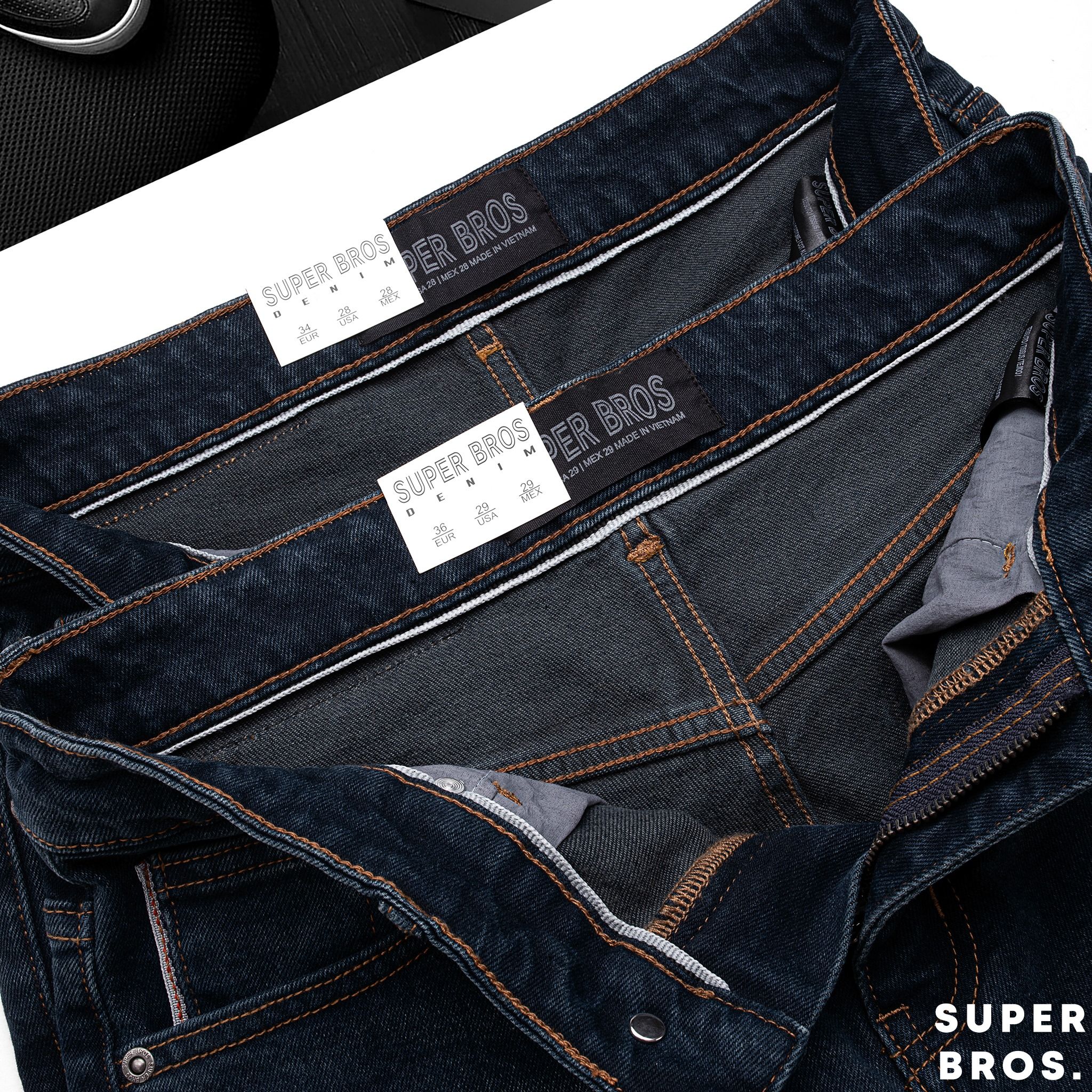  JEAN SUPER BROS DARK BLUE 