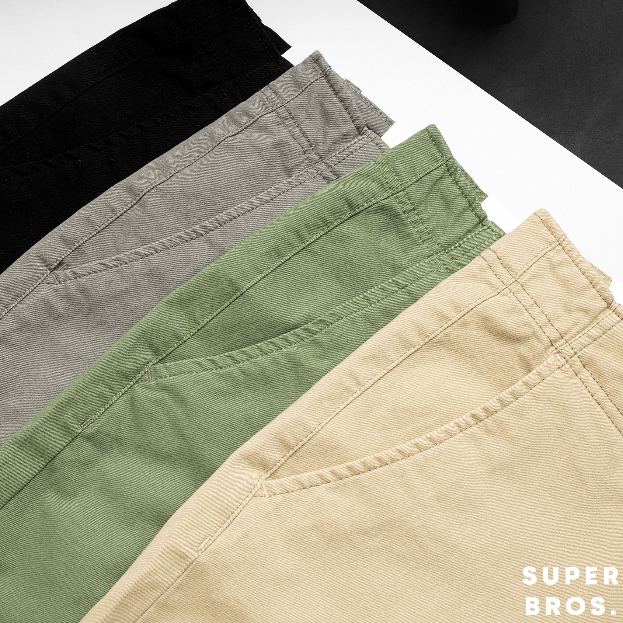  SHORT KAKI CHINO SUPER BROS 