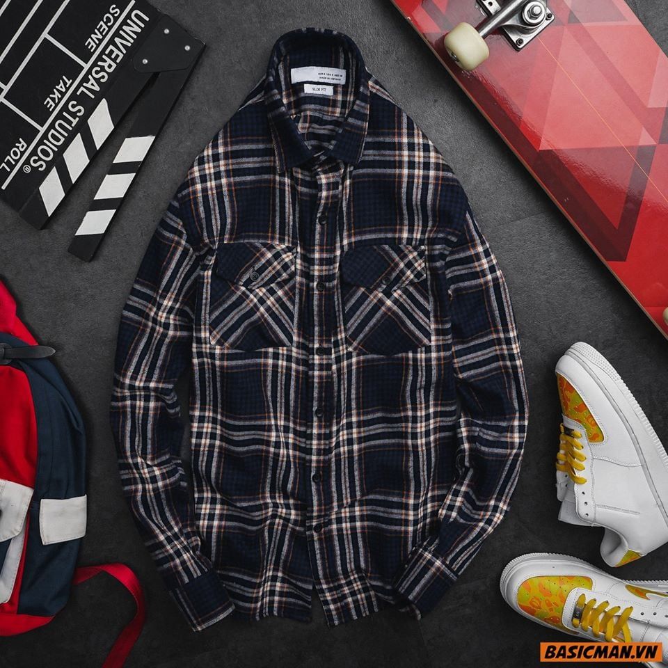  SƠ MI FLANNEL ZR XỊN 