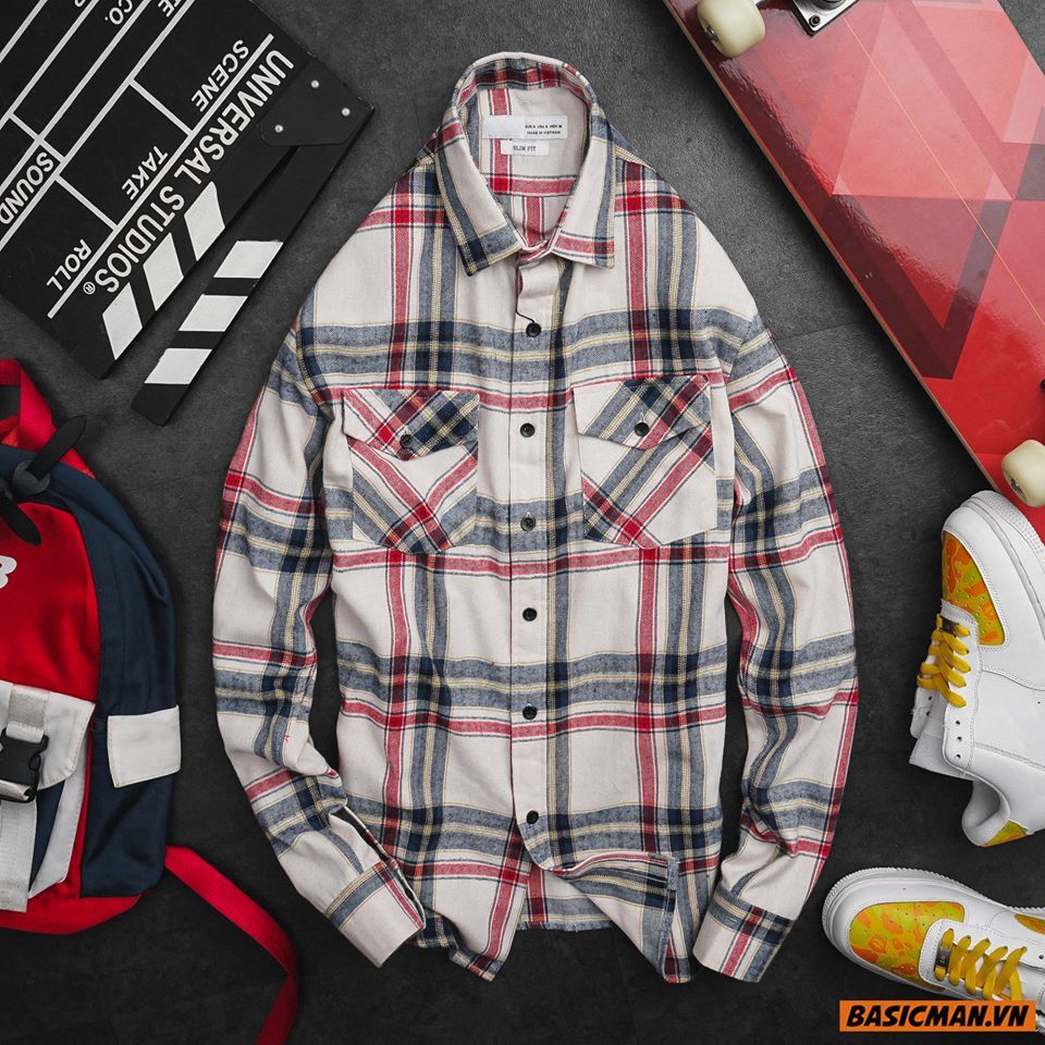  SƠ MI FLANNEL ZR XỊN 