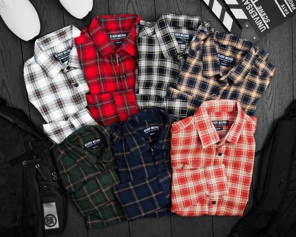  SƠ MI FLANNEL XỊN 