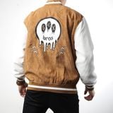  JACKET VARSITY BROWN SUPER BROS 