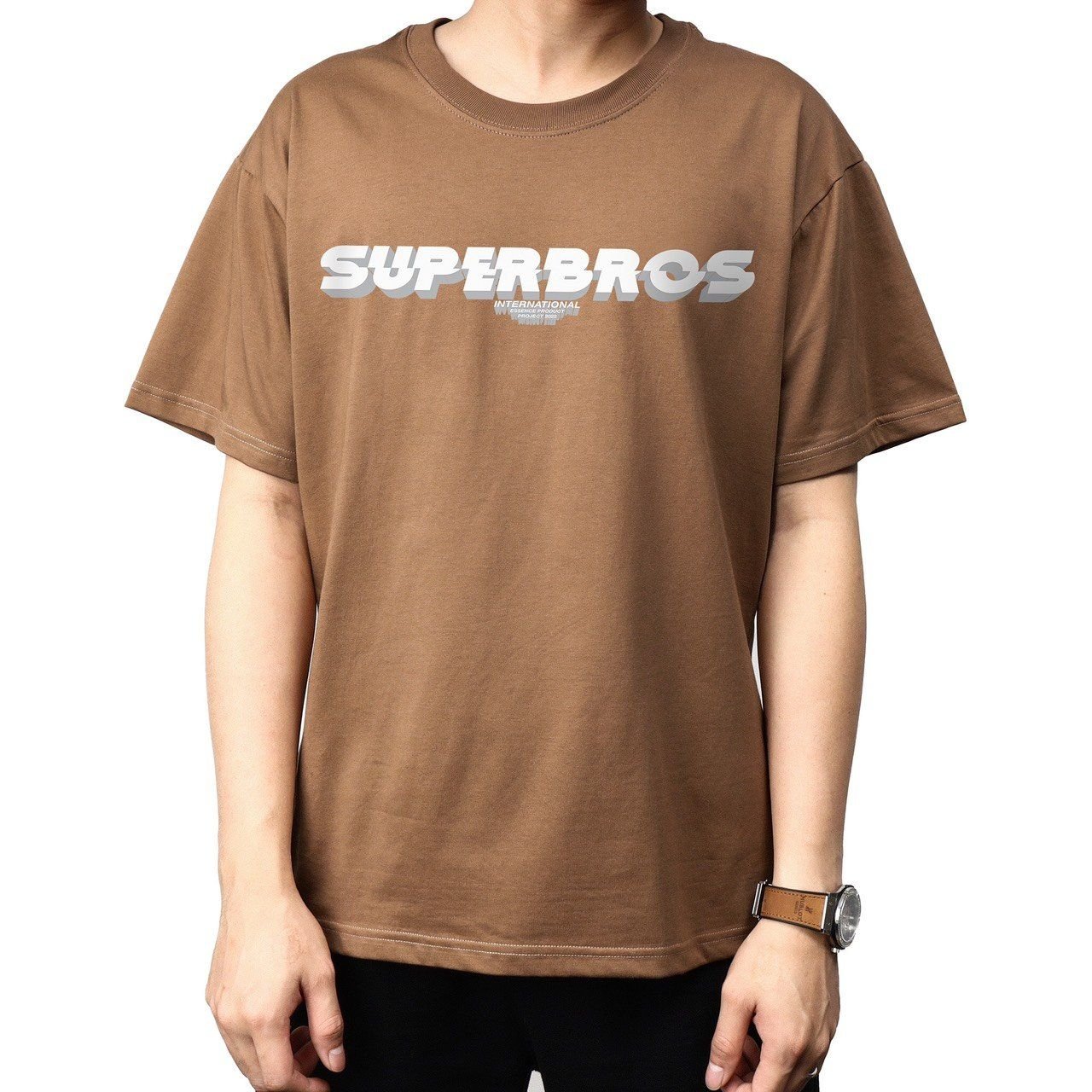  TEE SUPER BROS LOGO 3D 