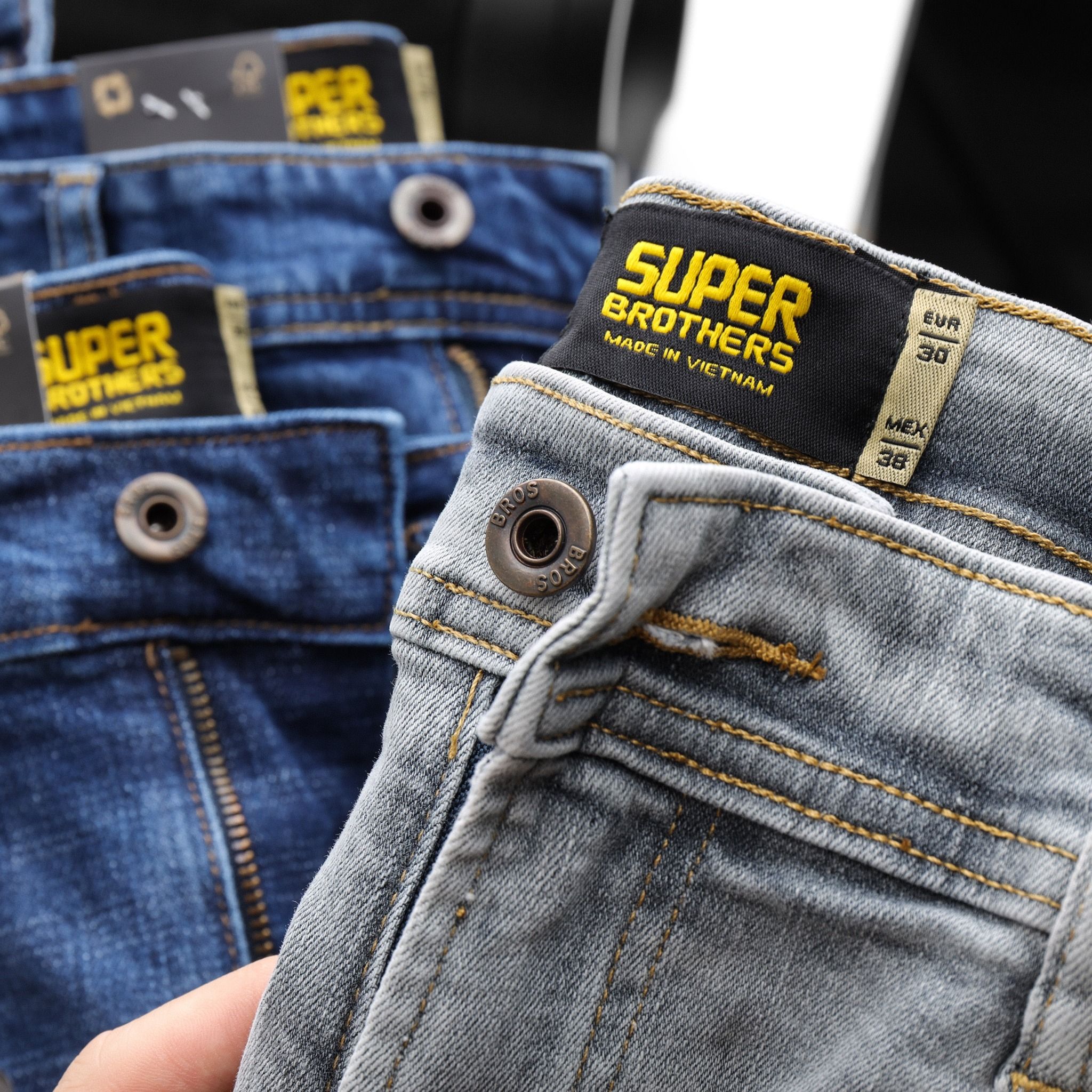  SHORT JEAN SUPER BROS RÁCH 6M 