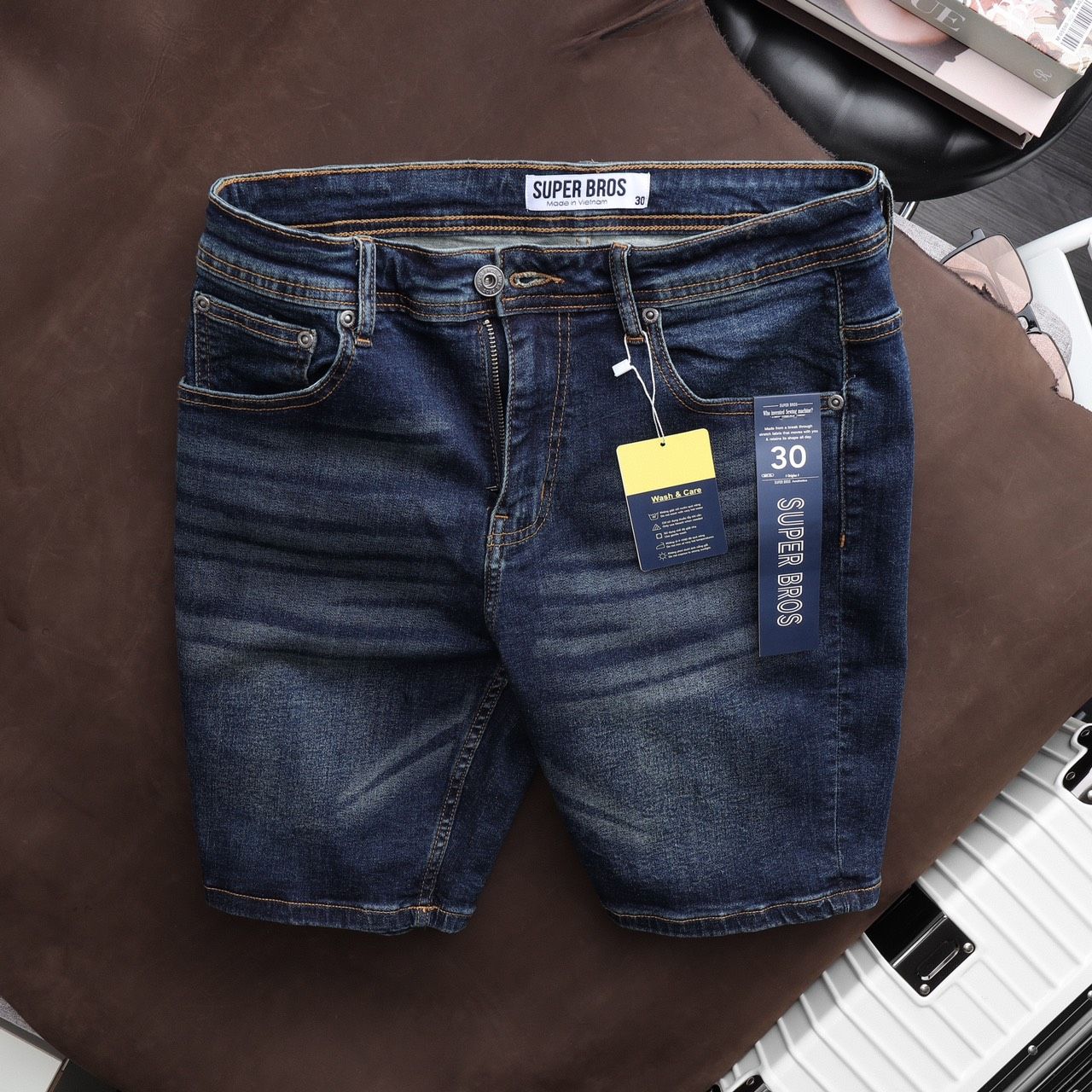  SHORT JEAN SUPER BROS WASH 5M SS22 