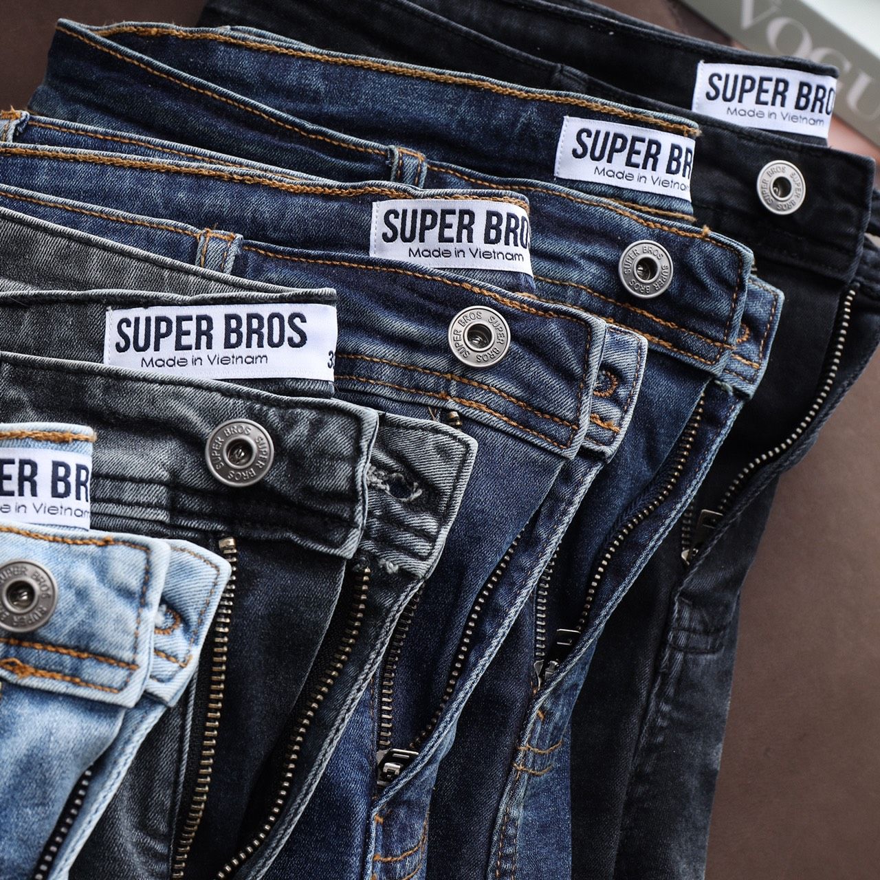  SHORT JEAN SUPER BROS WASH 5M SS22 