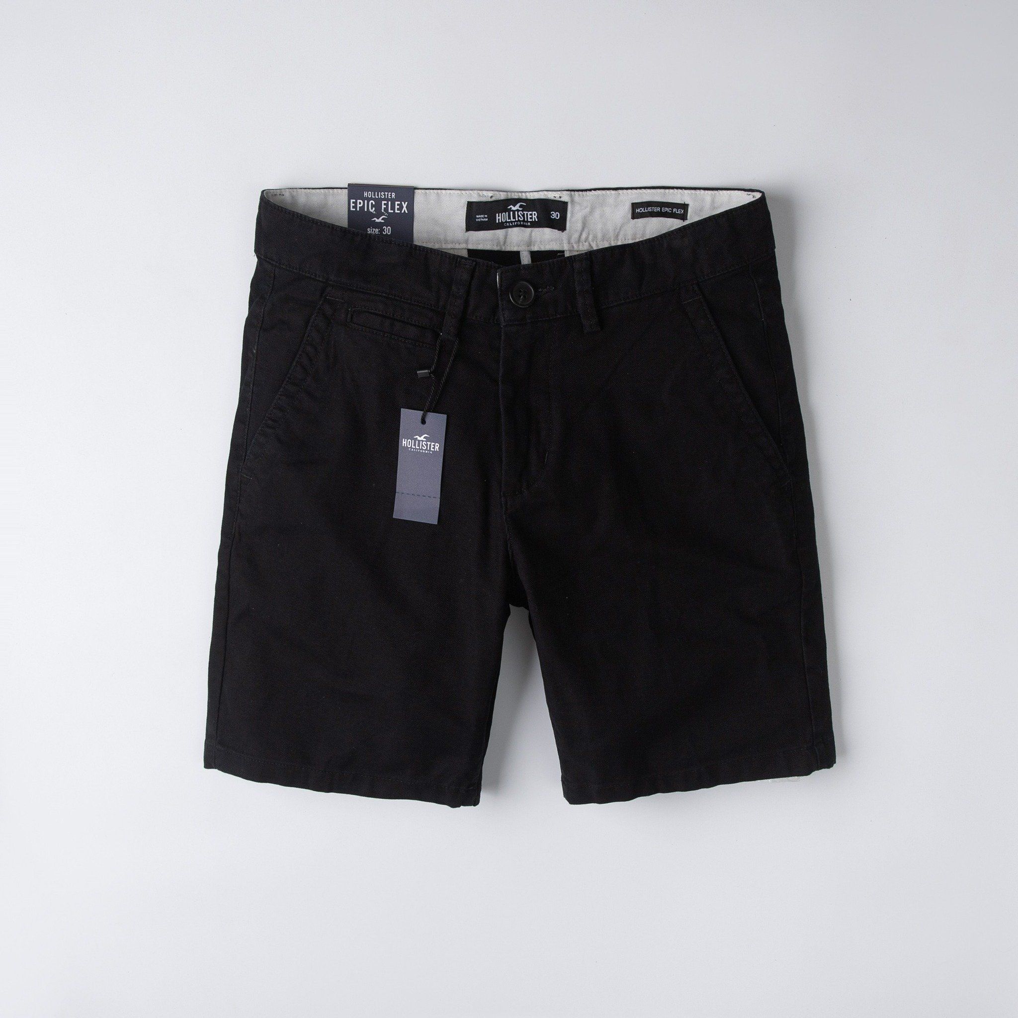 SHORT KAKI HOLLISTER CHINOS PANT BASIC MAN