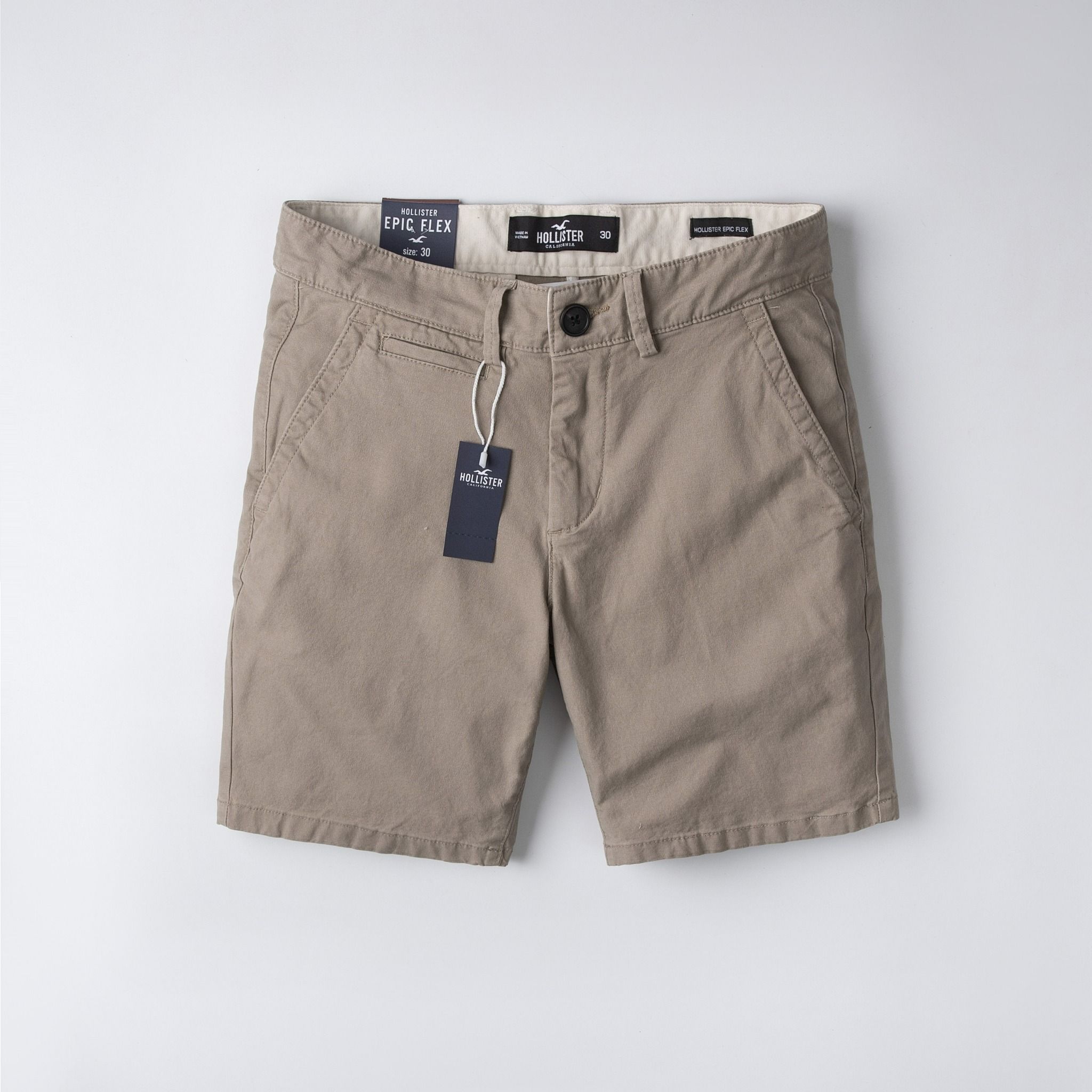  SHORT KAKI HOLLISTER CHINOS PANT 