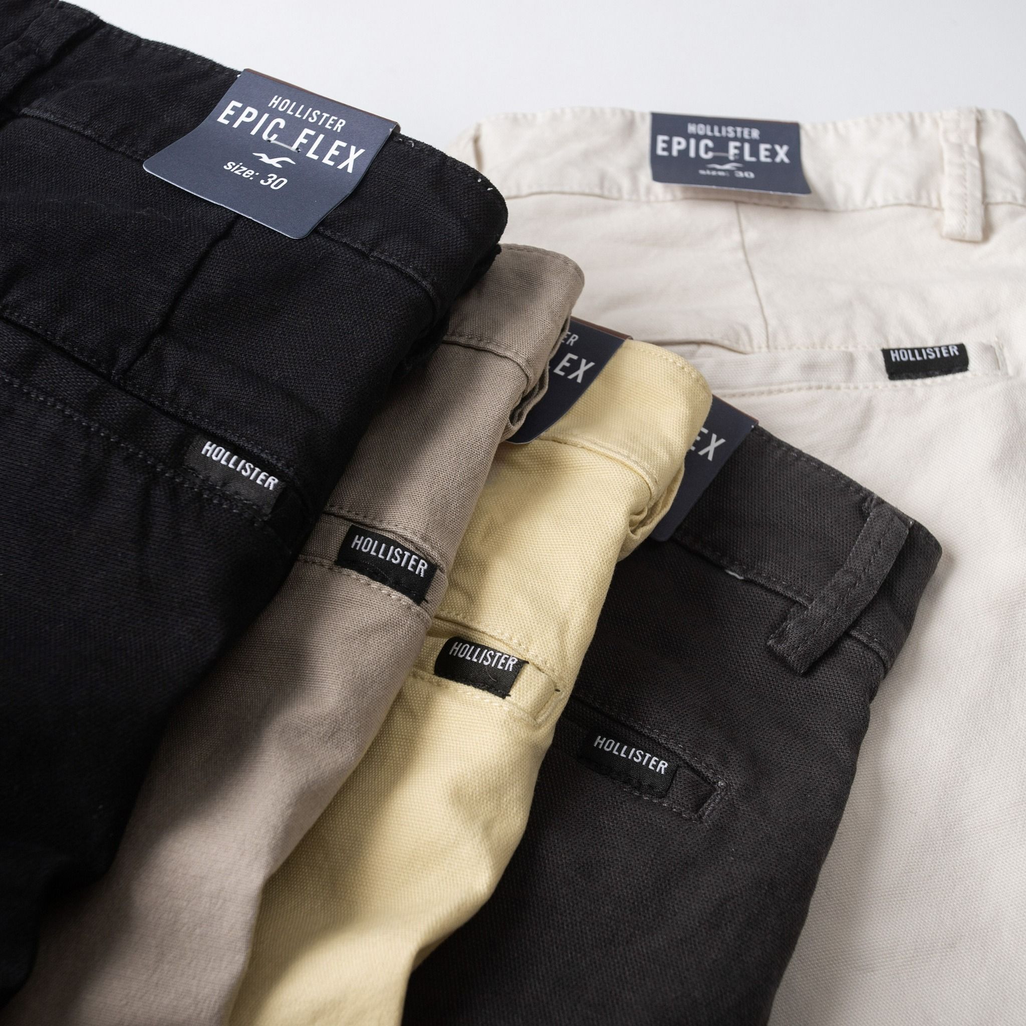  SHORT KAKI HOLLISTER CHINOS PANT 