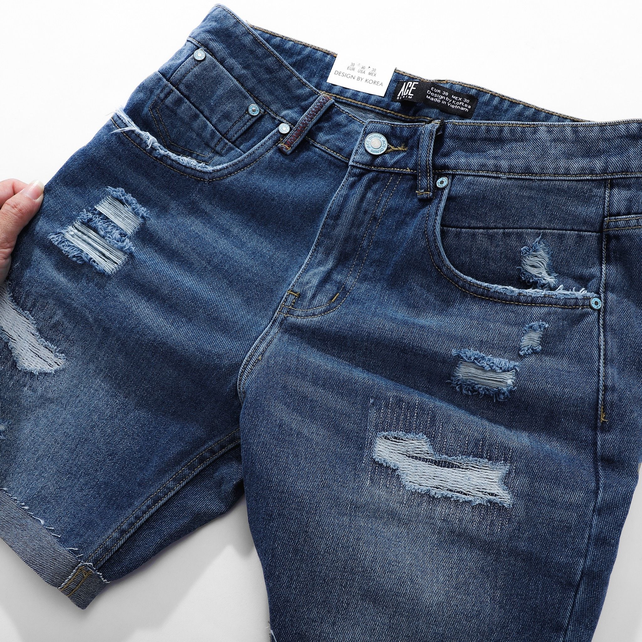  SHORT JEAN ACE DENIM SẮN LAI 