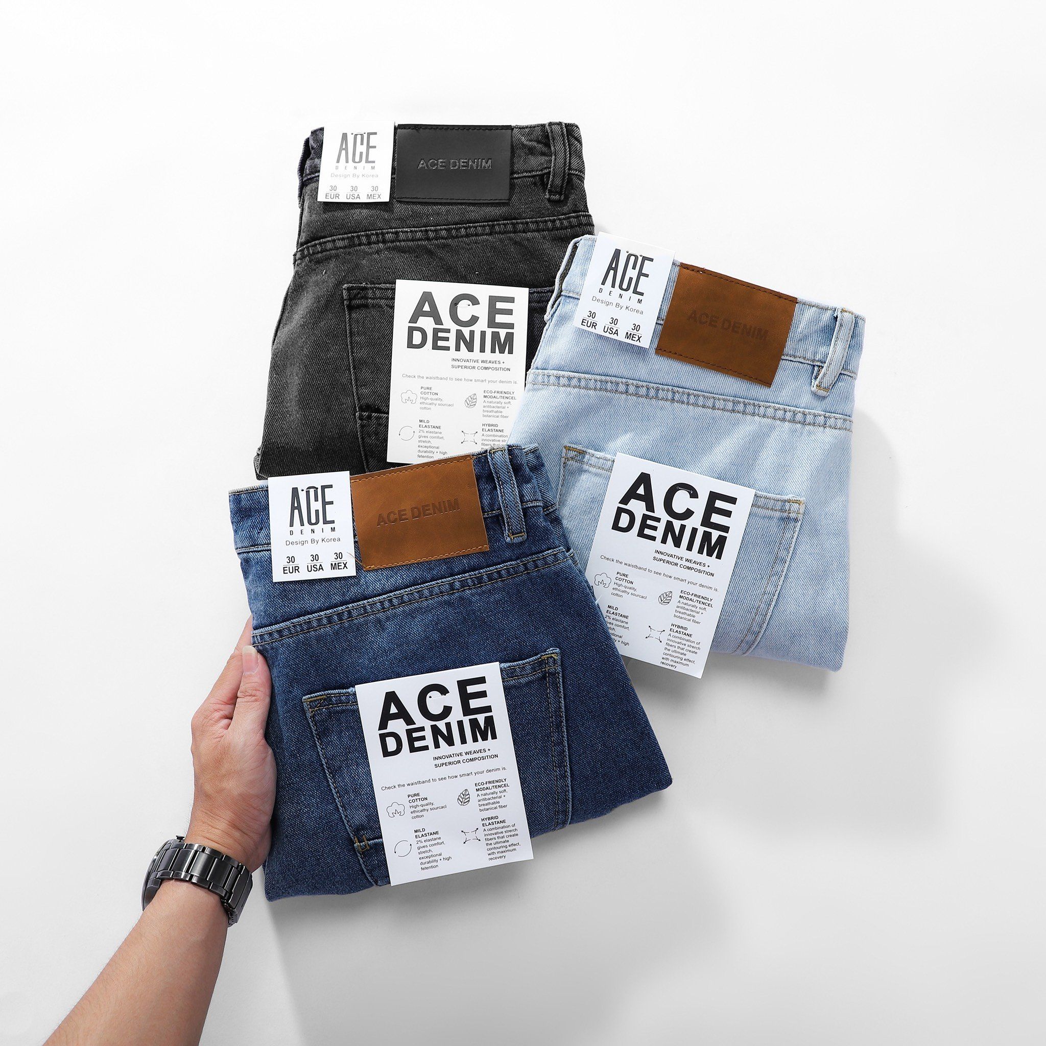  SHORT JEAN ACE DENIM SẮN LAI 