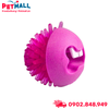 Đồ chơi ROGZ Fred Gum Massaging Treat Ball Medium Size | Pink Color - Màu hồng, hỗ trợ massage nướu, có thể nhét treats Petmall
