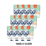 Hộp 12 Gói 100G - Pate chó WANPY Super Premium Chicken & Vegetable - Thịt gà & Rau Củ Petmall