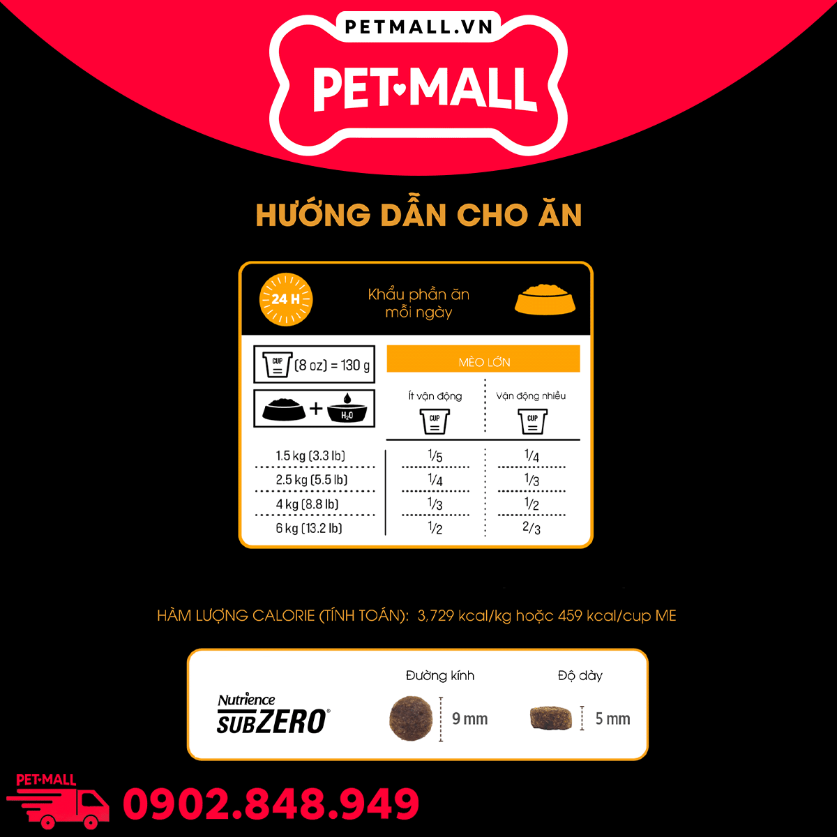 4.5KG - Thức ăn mèo Nutrience Subzero - Gà tây, cá hồi, cá trích, cá tuyết và rau củ quả tự nhiên Petmall