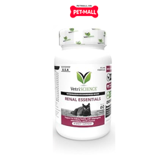 Viên nhai VETRI SCIENCE Renal Essentials 60 viên - Hỗ trợ cải thiện chức năng thận cho Mèo Petmall