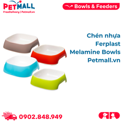 Chén nhựa Ferplast Melamine Bowls - Petmall