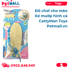 Đồ chơi xơ mướp hình cá CattyMan Petmall
