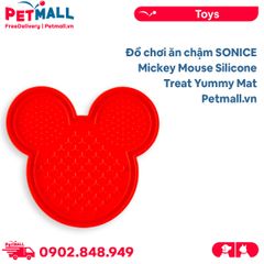 Đồ chơi ăn chậm SONICE Mickey Mouse Silicone Treat Yummy Mat Petmall