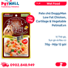  Hộp 12 Gói 70G - Pate chó DoggyMan Low Fat Chicken, Cartilage & Vegetable - Vị Thịt gà, Sụn gà và Rau củ Petmall 