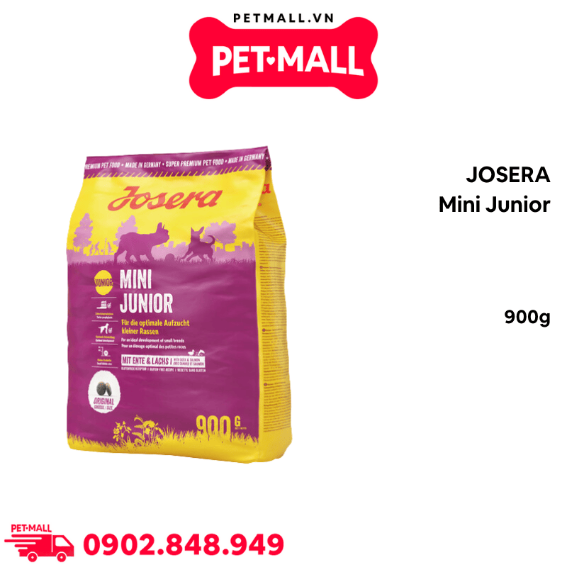 Thức ăn chó Josera Mini Junior 900g - chó con giống nhỏ nhập Germany Petmall