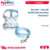 Set yếm + dây dắt SONICE Bechon Bear - Hình gấu Petmall