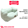 Nệm thành cao SONICE size S 48 x 25 x 20 cm - Xanh lá