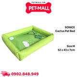 Nệm SONICE Cactus Pet Bed - Size M 52 x 43 x 7cm Petmall