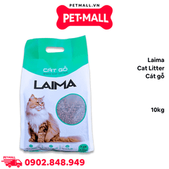 Cát gỗ vệ sinh Cat litter Laima 10kg - Không bụi Petmall