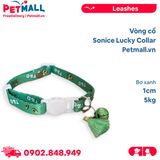 Vòng cổ Sonice Lucky Collar 5kg - 1cm Bơ xanh Petmall