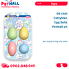  Đồ chơi CattyMan Egg Bells - Set 4 quả trứng cho mèo Petmall 