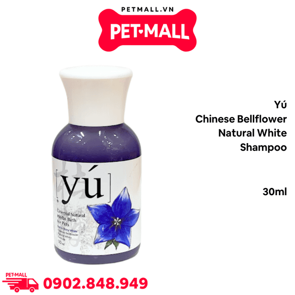 Sữa tắm Yú Chinese Bellflower Natural White Shampoo 30ml - Hương hoa chuông Petmall